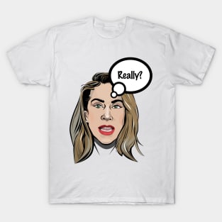 Really! Comic Portrait T-Shirt